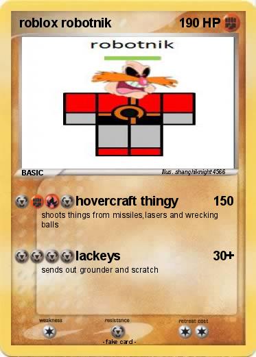 Pokemon roblox robotnik