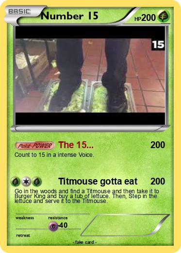 Pokemon Number 15