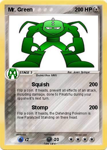 Pokemon Mr. Green