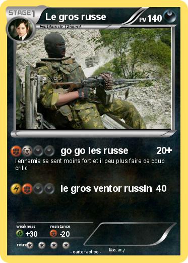Pokemon Le gros russe