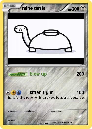 Pokemon mine turtle