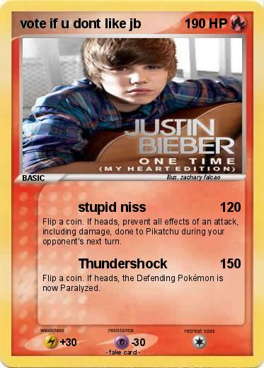 Pokemon vote if u dont like jb