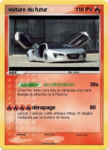 Pokemon voiture du futur