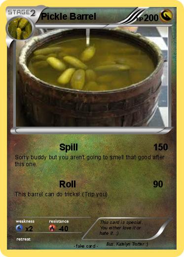 Pokemon Pickle Barrel