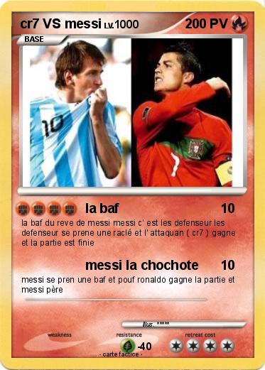 Pokemon cr7 VS messi