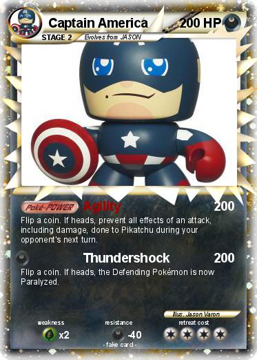 Pokemon Captain America