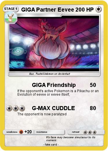 Pokemon GIGA Partner Eevee