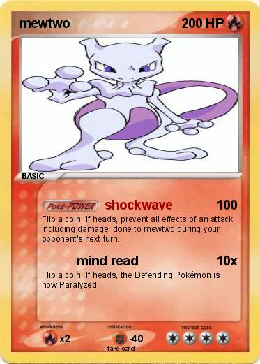 Pokemon mewtwo