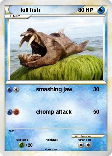 Pokemon kill fish