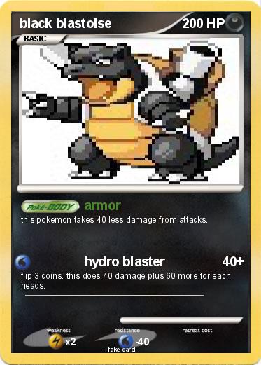 Pokemon black blastoise