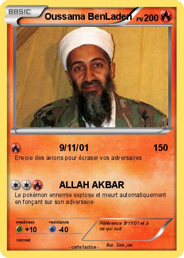 Pokemon Oussama BenLaden