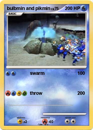 Pokemon bulbmin and pikmin