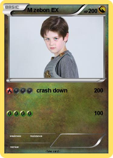 Pokemon M zebon EX