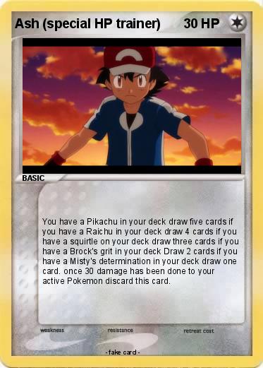 Pokemon Ash (special HP trainer)