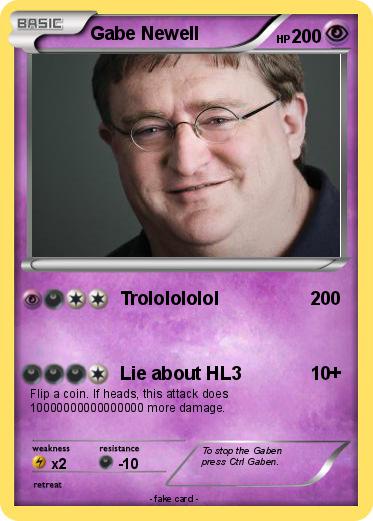 Pokemon Gabe Newell