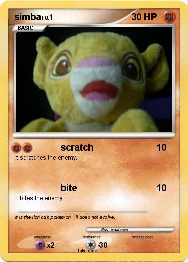 Pokemon simba