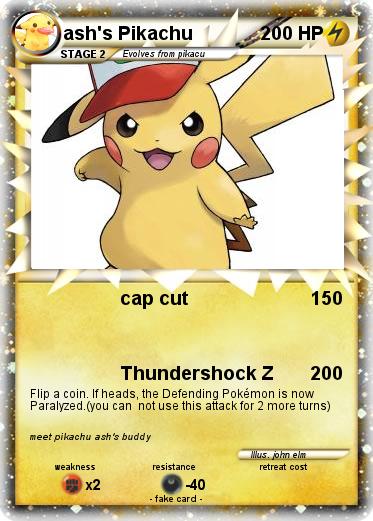 Pokemon ash's Pikachu