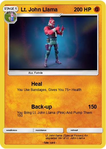 Pokemon Lt. John Llama