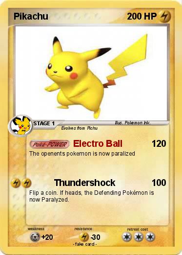 Pokemon Pikachu
