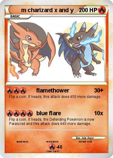 Pokemon m charizard x and y
