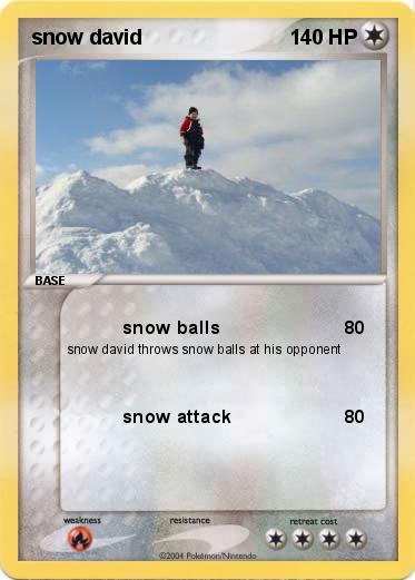 Pokemon snow david