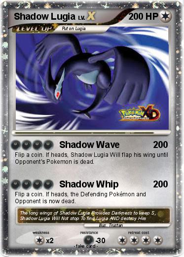 Pokemon Shadow Lugia