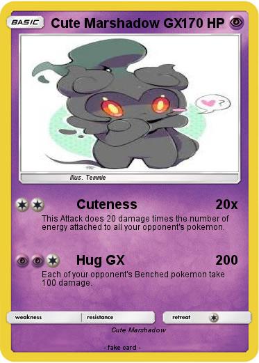 Pokemon Cute Marshadow GX