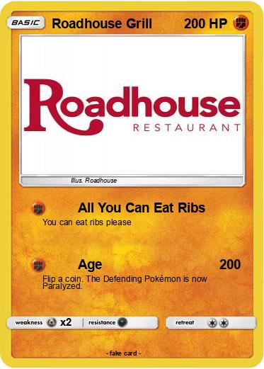 Pokemon Roadhouse Grill