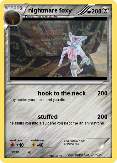 Pokemon nightmare foxy