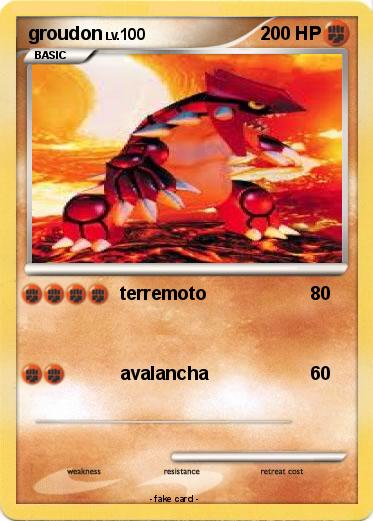 Pokemon groudon