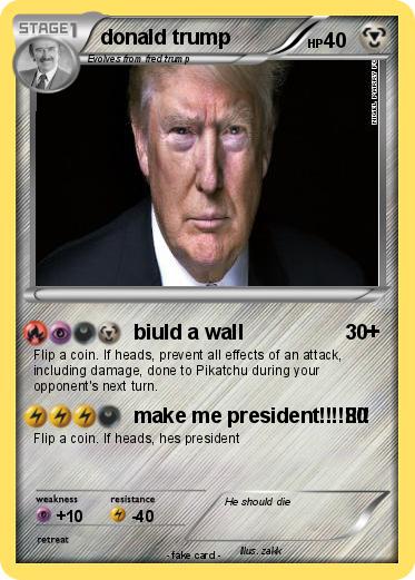Pokemon donald trump