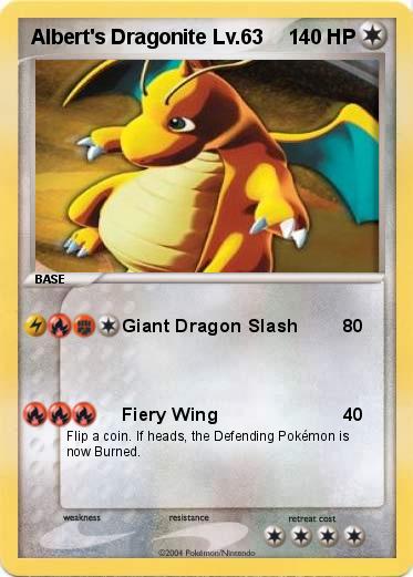 Pokemon Albert's Dragonite Lv.63