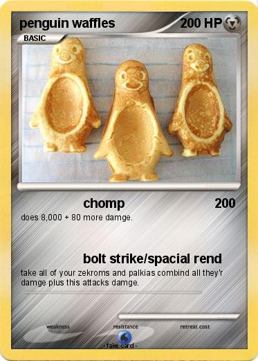 Pokemon penguin waffles
