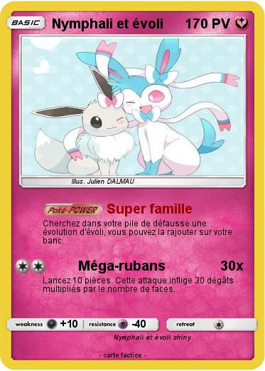 Pokemon Nymphali et évoli
