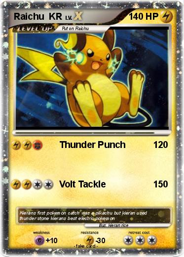 Pokemon Raichu  KR