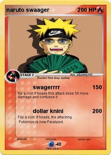 Pokemon naruto swaager