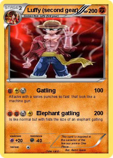 Pokemon Luffy (second gear)