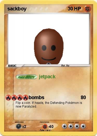 Pokemon sackboy