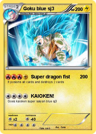 Pokemon Goku blue sj3