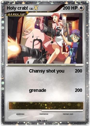 Pokemon Holy crab!