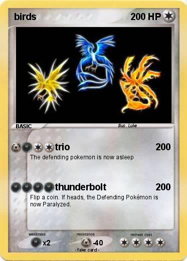 Pokemon birds