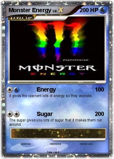 Pokemon Monster Energy