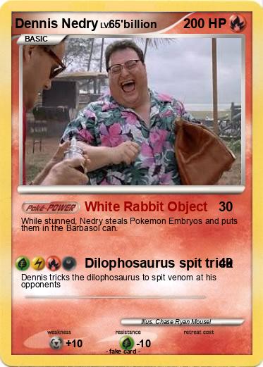 Pokemon Dennis Nedry