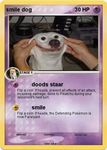 Pokemon smile dog
