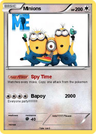 Pokemon MInions                                                                                                                                   200                             200                                                                         200