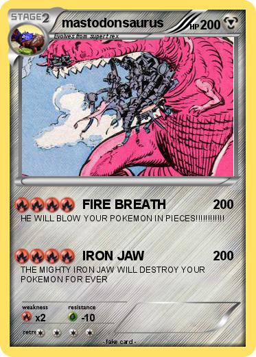 Pokemon mastodonsaurus