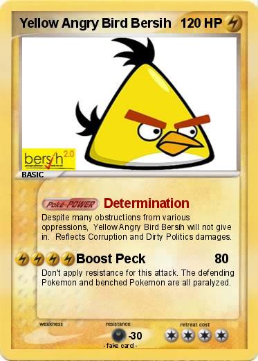 Pokemon Yellow Angry Bird Bersih