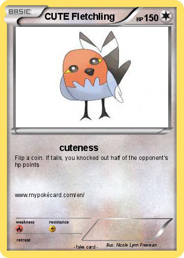 Pokemon CUTE Fletchling