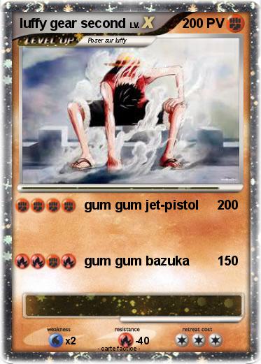 Pokemon luffy gear second