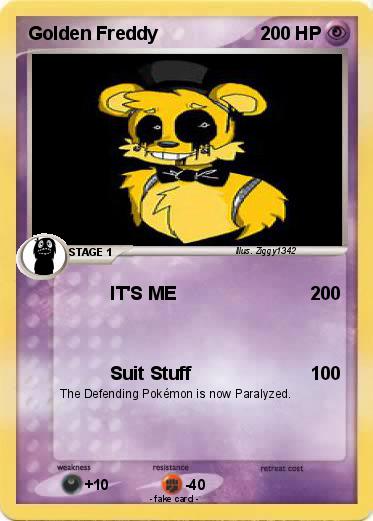 Pokemon Golden Freddy